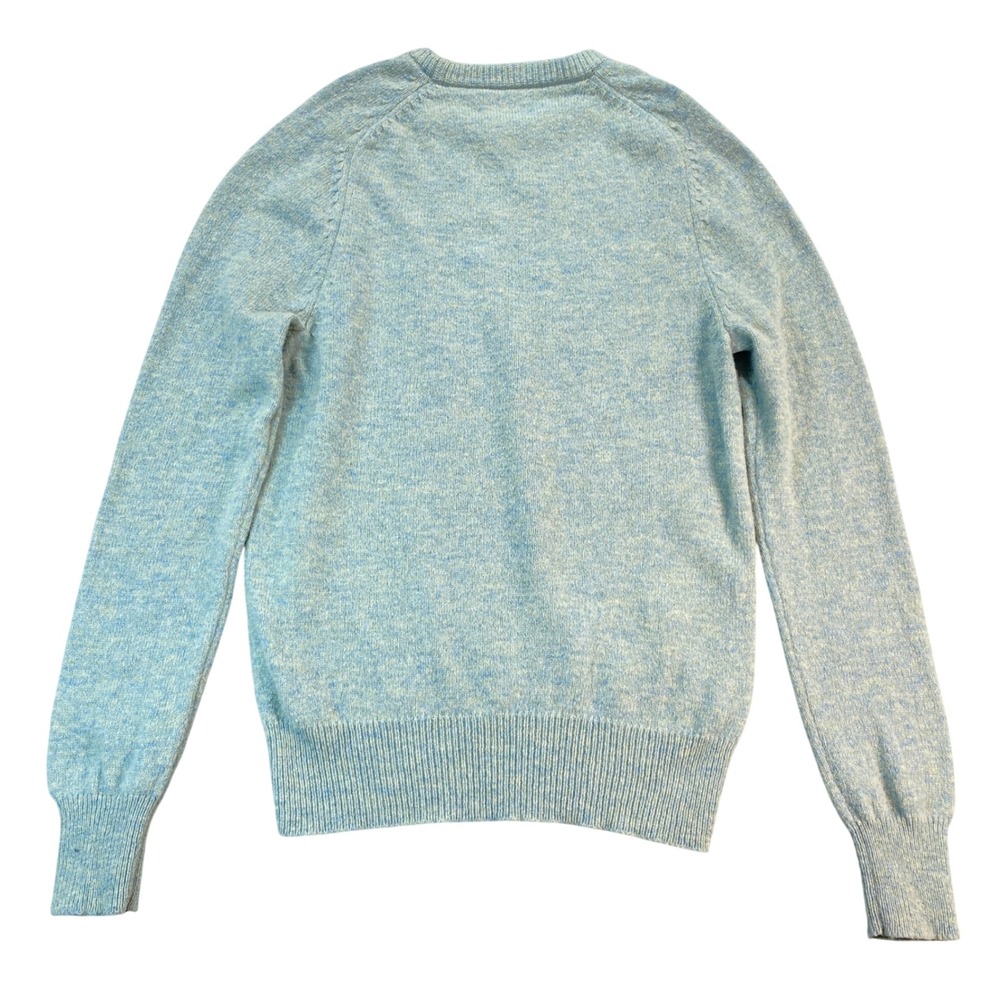 J.Crew Mens Slim 100% Lambswool Crew Neck Sweater Light Blue Small Old Money - Picture 7 of 7